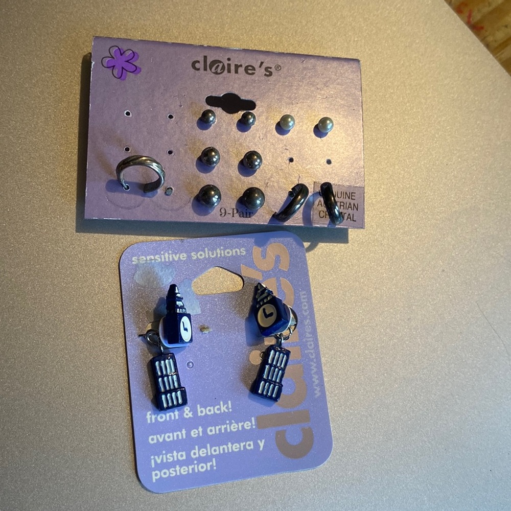 Pierced earrings Claire’s 6 pair